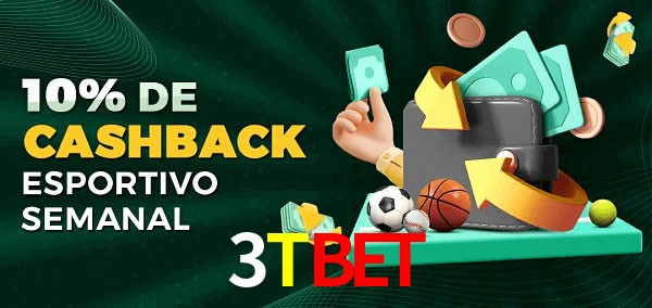 10% de bônus de cashback na 3Tbet